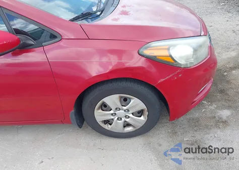 2016 Kia Forte Lx из США, поврежденный, VIN KNAFK4A68G5485027